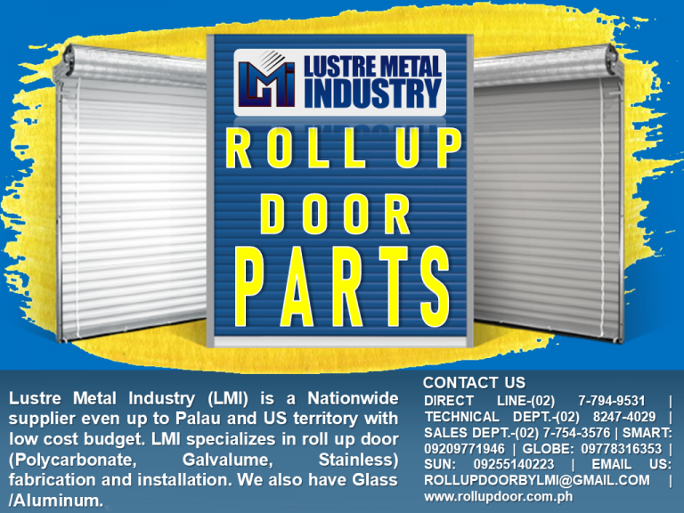 Parts of Roll Up Door by LMI Roll Up Door Philippines Lustre Metal
