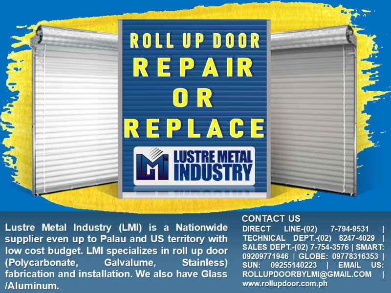 When do you Replace or Repair your Roll Up Door? Roll Up Door